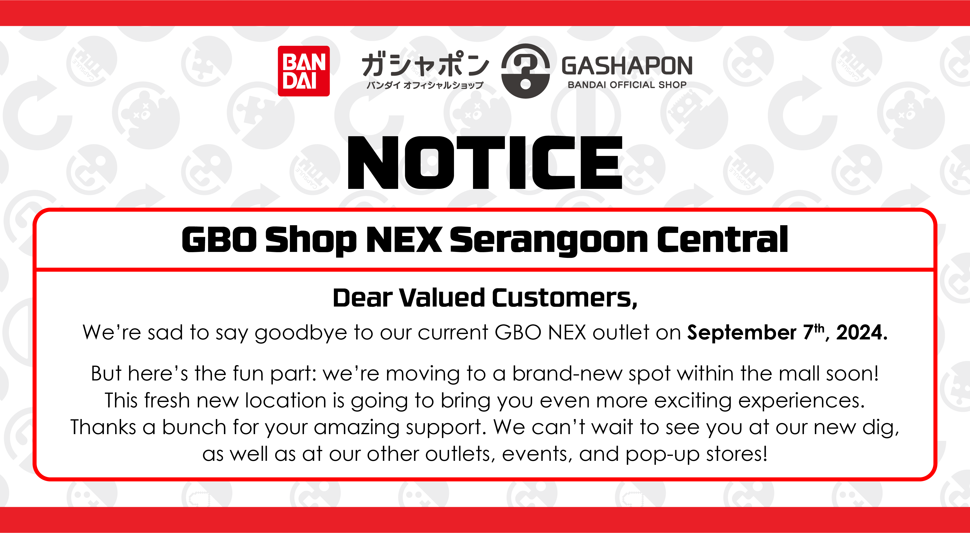 We will see you soon in NEX again! 